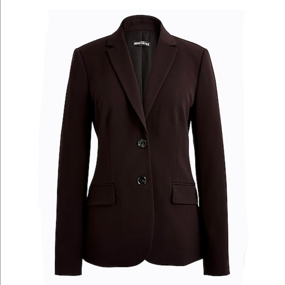 J.Crew Mercantile Classic Work Blazer in Midnight Black - Size 4